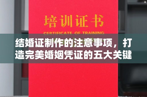 白银结婚证制作的注意事项，打造完美婚姻凭证的五大关键点